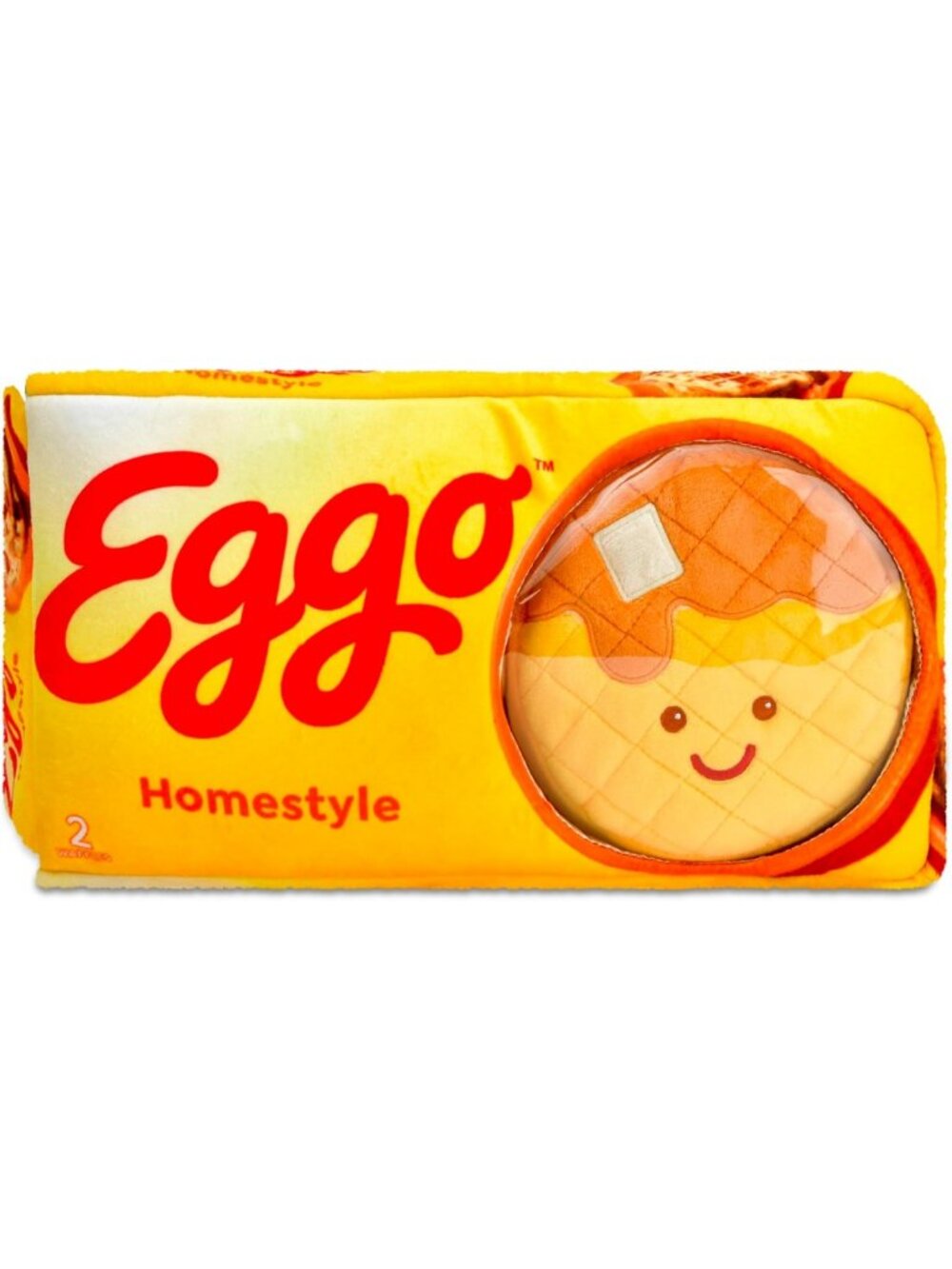 Cozy 14" x 7" Eggo Waffles Pillow Set with 2 Plush Plushie Mini Pillows